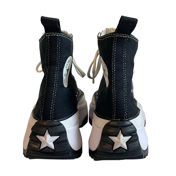 Converse Run Star Hike Platform Sneakers Canvas Unisex Women's sz 10 Black - Picture 6 of 13